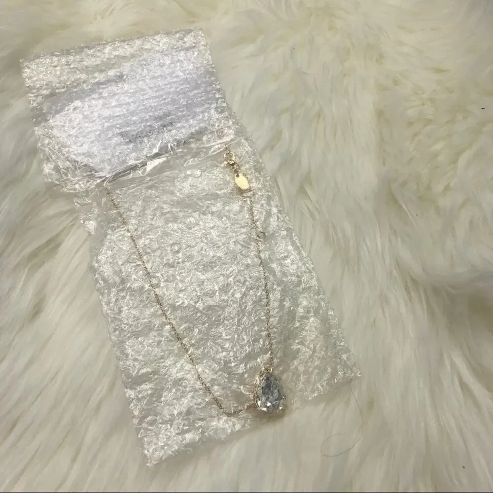 Charming Charlie Harper Pear Crystal Gold Necklace